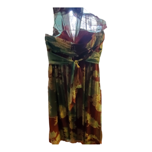 Nicole by Nicole Miller, silk formal gown. Size 8 - Picture 6 of 12